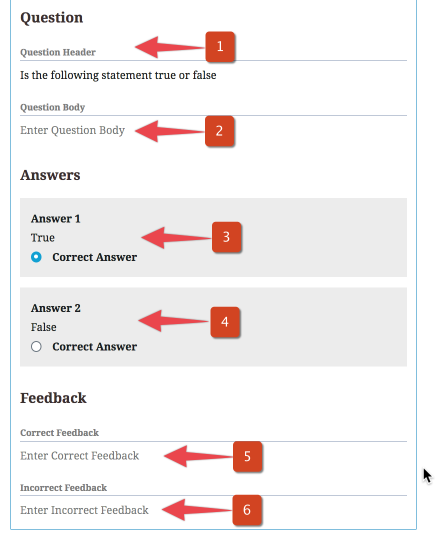 true or false questions